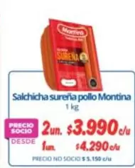 Sureña - Salchicha Surena Pollo