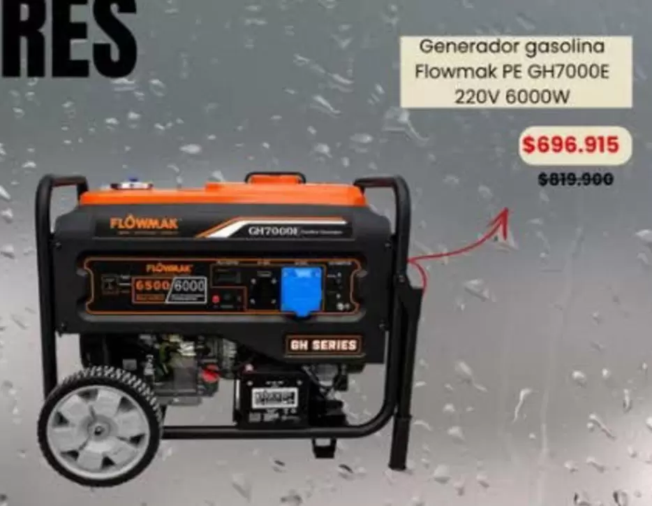Generador Gasolina Pe GH7000E