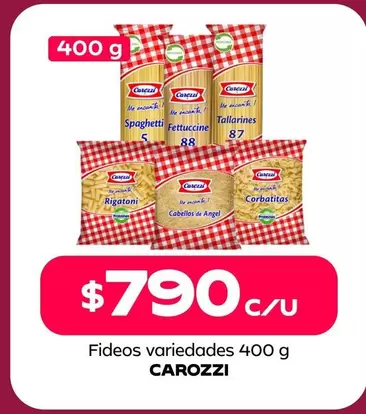 Carozzi - Fideos Variedades