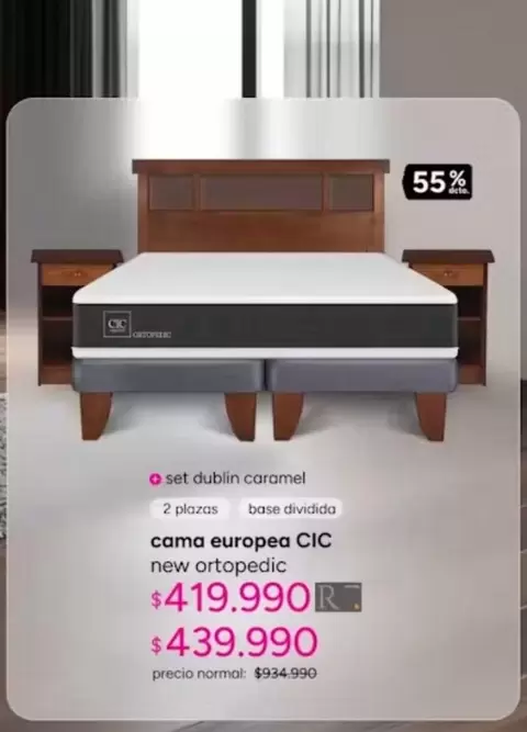 Cic - Cama Europea New Ortopedic