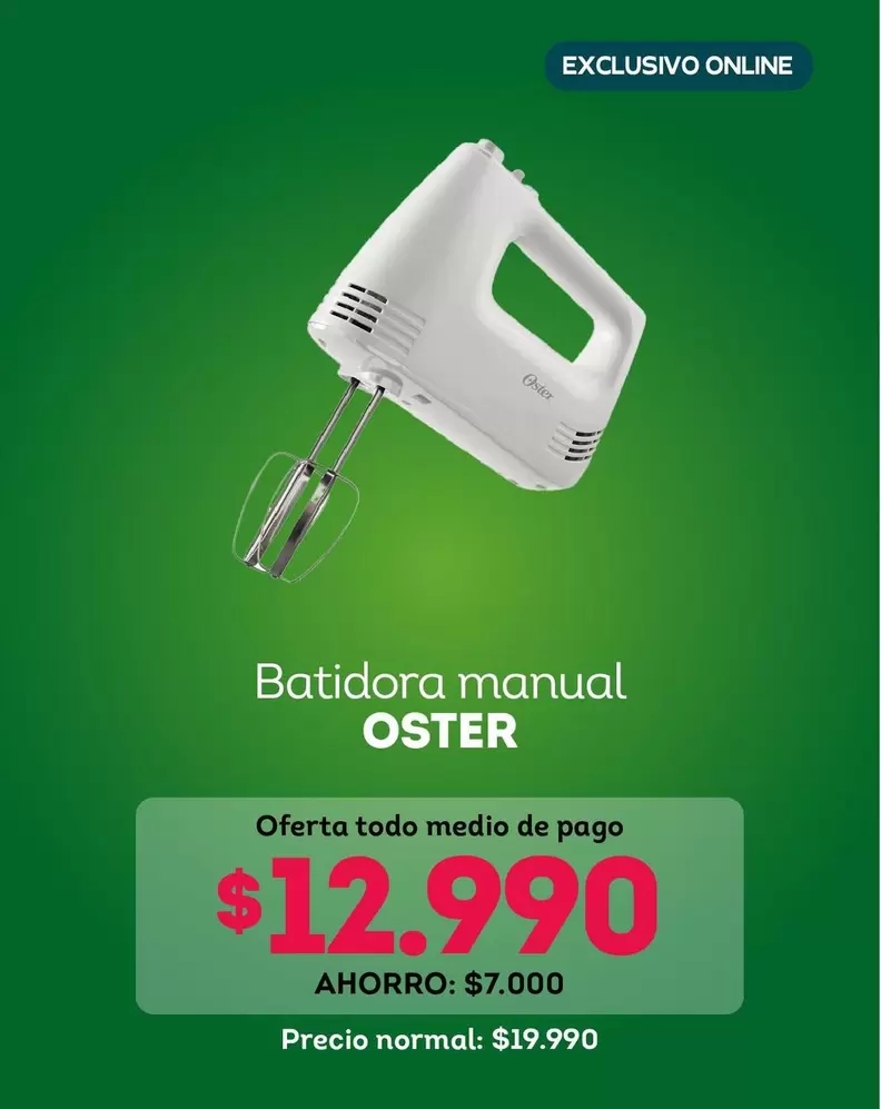 Oster - Batidora Manual