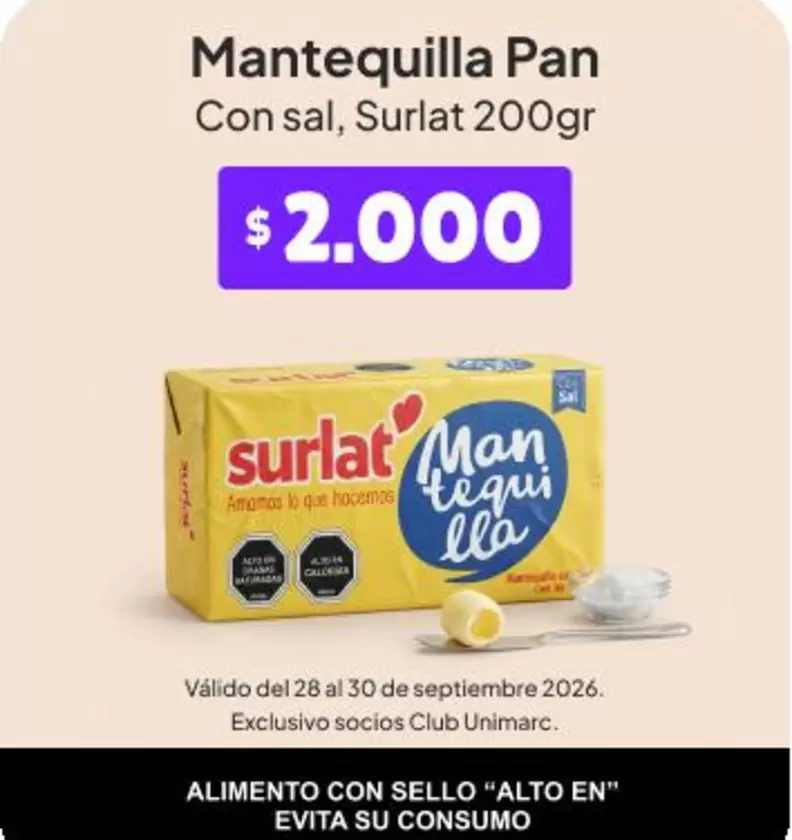 Surlat - Mantequilla Pan