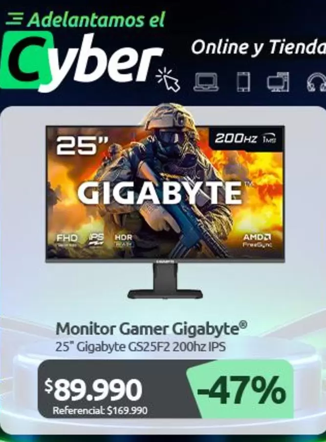 AMD - Monitor Gamer