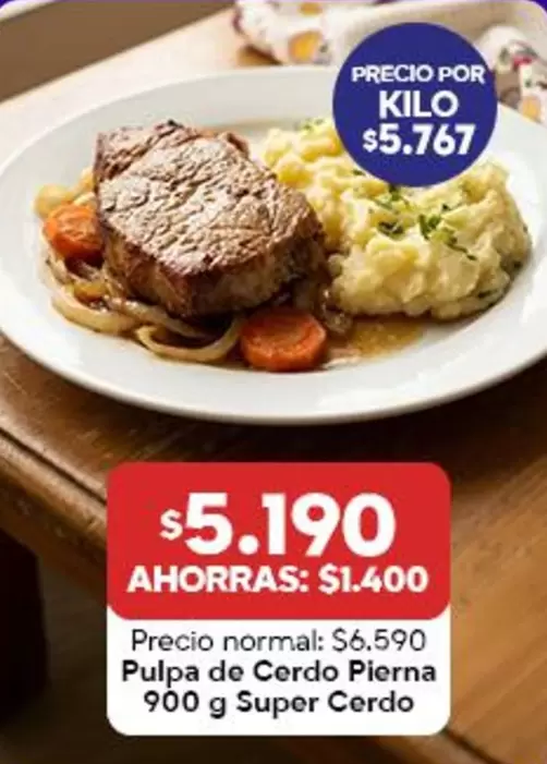 Súper Cerdo - Pulpa De Cerdo Pierna