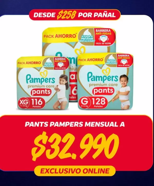 Pampers - Pants Mensual A