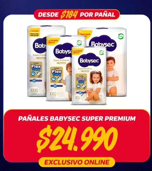Babysec - Pañales Super Premium