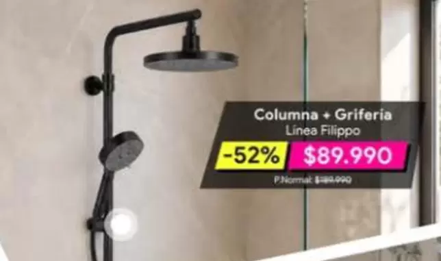 Columna + Griferia Linea