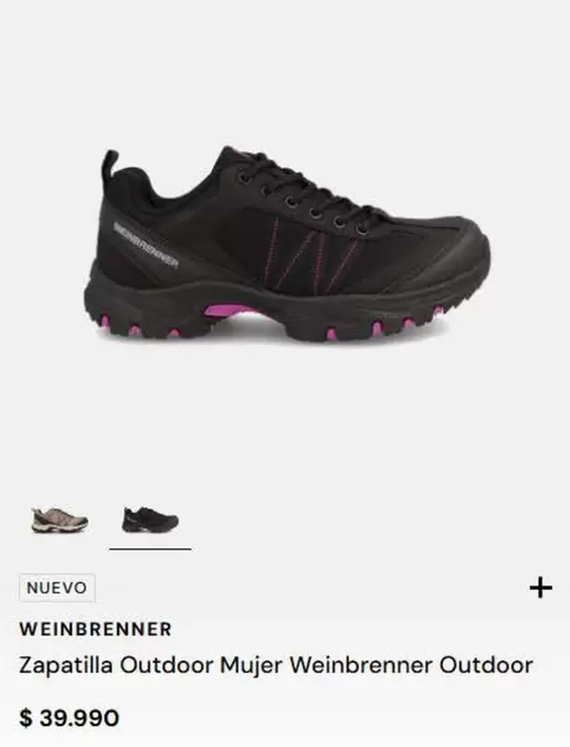 Zapatilla Outdoor Mujer Weinbrenner Outdoor