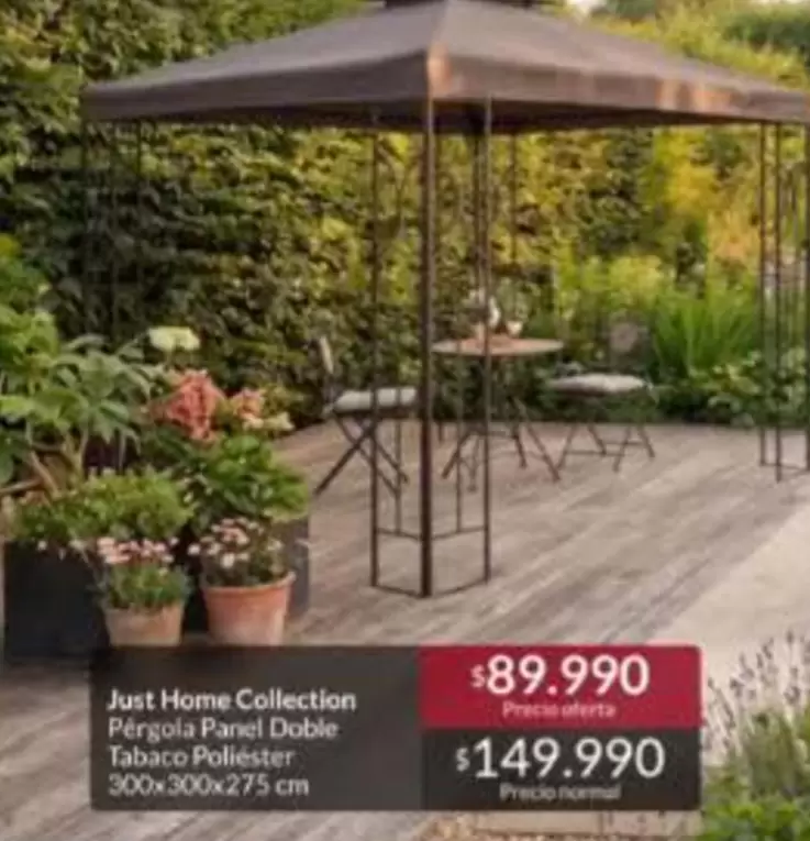 Just Home Collection Pergola Panel Doble