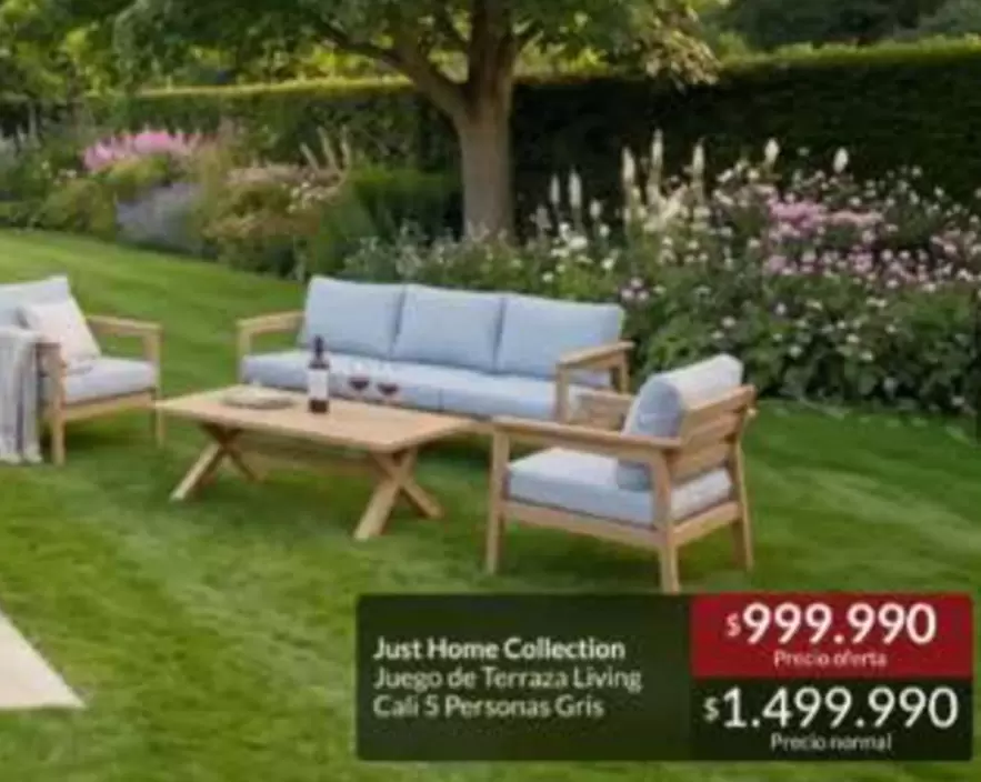 Just Home Collection Juego De Ferraza Living