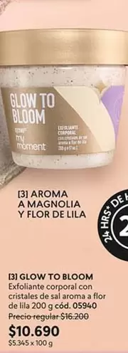 Glow To Bloom Exfoliante Corporal Con Crisita O Gelato