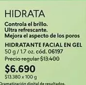 Hidratante Facial En Gel