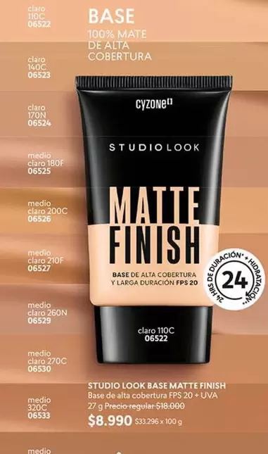 Cyzone - Studio Look Base Matte Finish