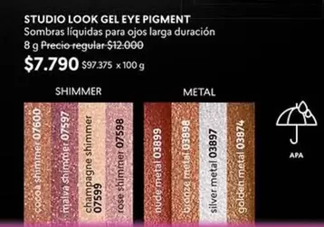 Metal - Studio Look Gel Eye Pigment