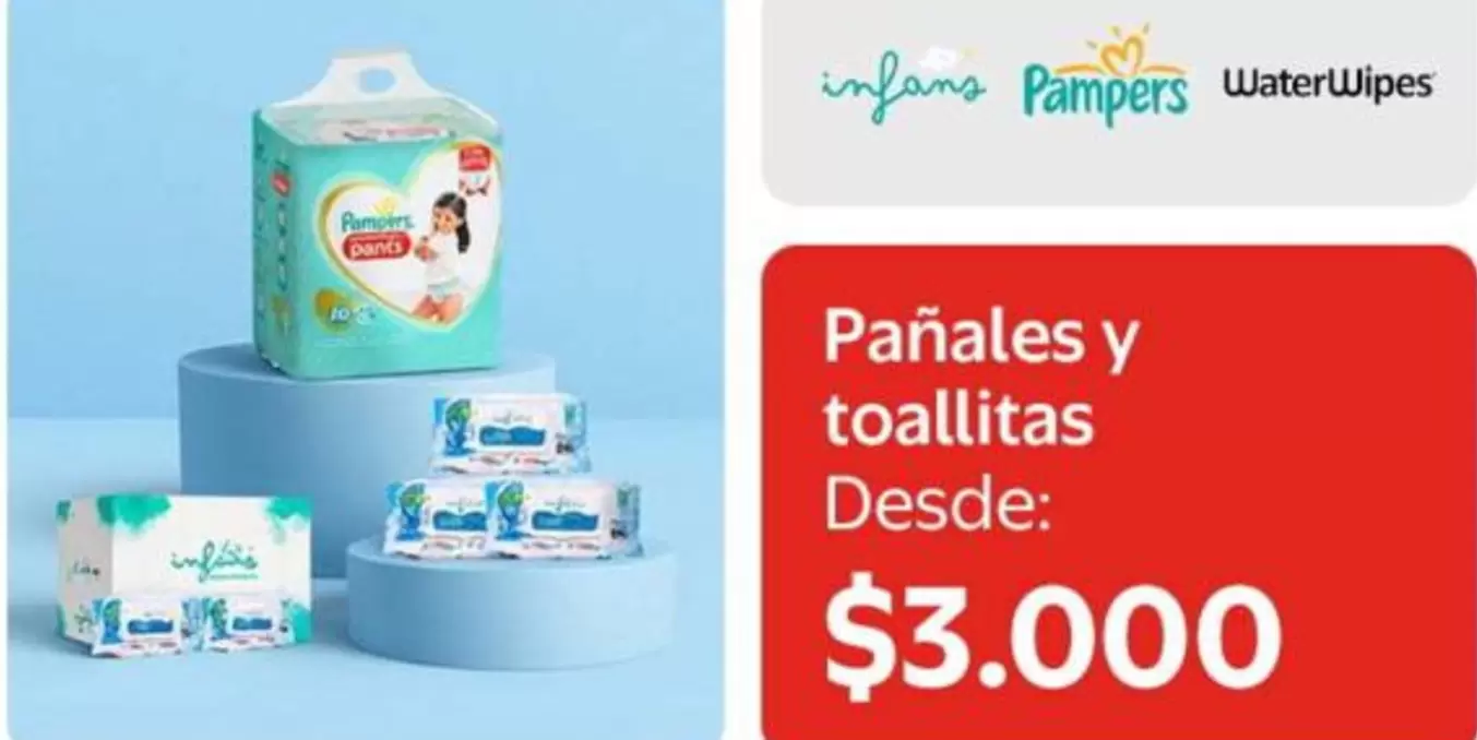 Pampers - Pañales y toallitas