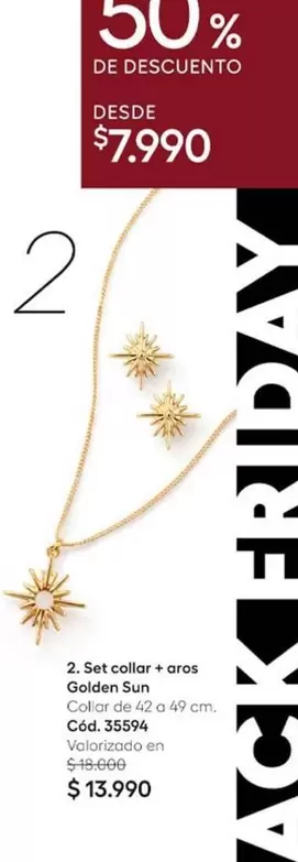 Golden - Set Collar + Oros Sun