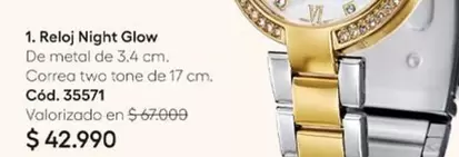 Metal - Reloj Night Glow