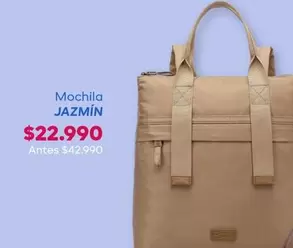 Mochila Jazmín