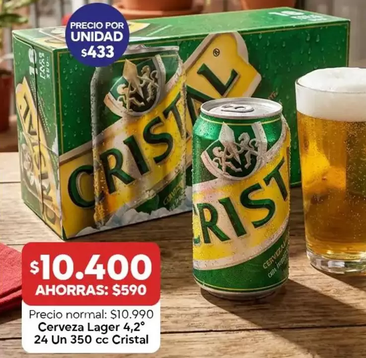 Cristal - Cerveza Lager