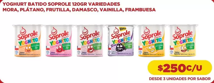 Soprole - Yoghurt Batido Variedad