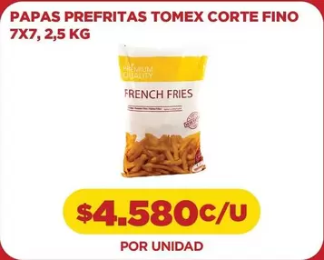Papas Prefritas Corte Fino