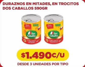 Dos Caballos - Duraznos En Mitades, En Trocitos