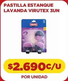 Virutex - Pastille Estanque Lavanda