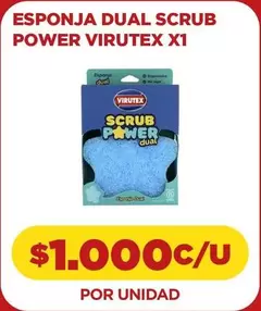 Virutex - Esponja Dual Scrub Power