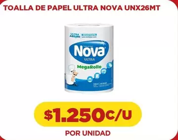 Nova - Toalla De Papel Ultra Unx26mt