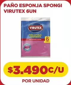 Virutex - Pano Esponja 6un