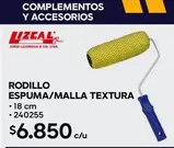 Rodillo Espuma/Malla Textura