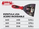 120 - Espatula Lisa Acero Inoxidable