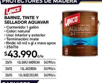 Lanco - Barniz, Tinte Y Sellador Aquavar