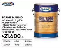 Soquina - Barniz Marino