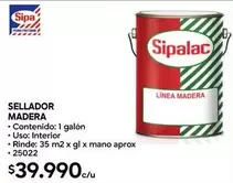 Sipa - Sellador Madera