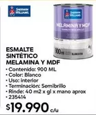 Williams - Esmalte Sintetico Melamina Y Mdf
