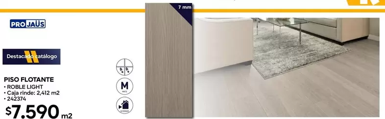 PISO FLOTANTE ROBE LIGHT