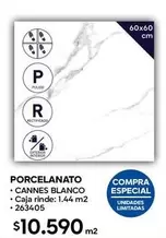 Cannes - Porcelanato Blanco