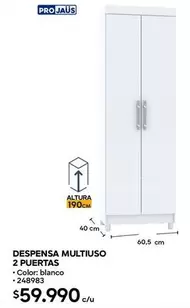 Despensa Multiuso 2 Puertas