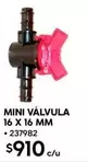 Mini Valvula 16 X 16 Mm