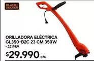 Black & Decker - Orilladora Eléctrica Gl350-b2c 23 Cm 350w