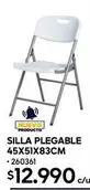 Silla Plegable 45x51x83cm