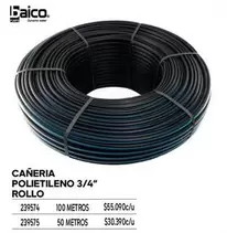 Caneria Polietileno 3/4