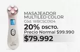 Masajeador Multiled Color