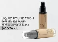 Liquid Foundation Base Liquida 24 Hrs