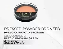 Presed Powder Bronzed Polvo Compacto Bronzer