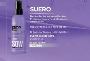 Control - Suero Blonde