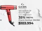 Ga.Ma - Secador Gp IQ Lite Red