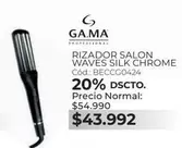 Ga.Ma - Razador Salon Waves Silk Chrome