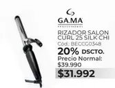 Ga.Ma - Rzador Salon Curl 25 Silk Chi